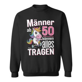 From 50 Can Wear Everything 50Th Birthday Slogan Humour Sweatshirt - Geschenkecke