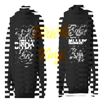 50th Birthday King Party Crown Bday Celebration Sweatshirt - Monsterry