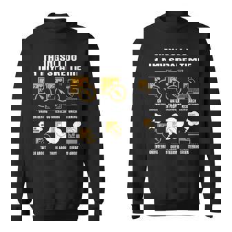 6 Choses Que Je Fais Pendant Mon Temps Libre Course D'orientation Sweater e - Cadeauxyz