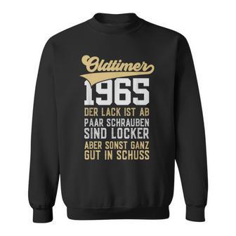 60 Jahre Oldtimer 1965 Der Lack Ist Ab 60 Geburtstag Sweatshirt - Geschenkecke