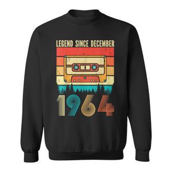 60 Years Old Legend Since December 1964 60Th Birthday Sweatshirt - Geschenkecke