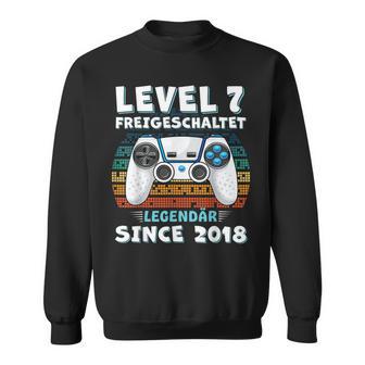 7Th Birthday Boy Decoration 2018 7Th Birthday Sweatshirt - Geschenkecke