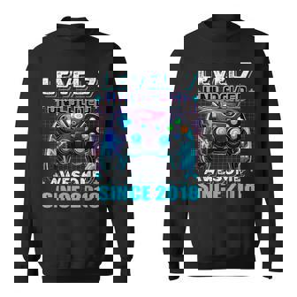 7Th Birthday Boy Level 7 Gamer 7 Year Video Game Party Sweatshirt | Seseable UK