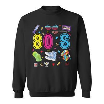 80S Theme Party 80S Costume I Love The 80S Sweatshirt - Geschenkecke