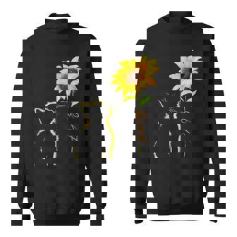 8647 Subtle Anti Trump 86 47 Cat Sunflower Cat Lovers Sweatshirt - Seseable