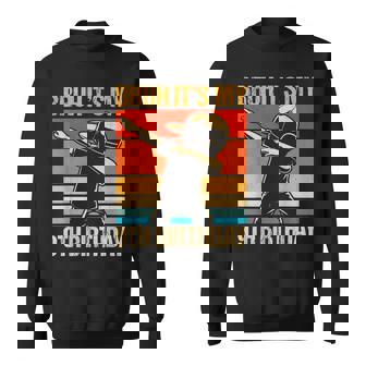 9 Year Old Birthday Dabbing Boy Bruh It's My 9Th Birthday Sweatshirt - Thegiftio UK