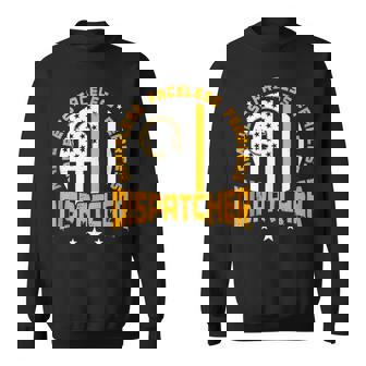 911 Dispatcher Nameless Faceless Fearless Thin Yellow Line Tank Top Sweatshirt - Monsterry