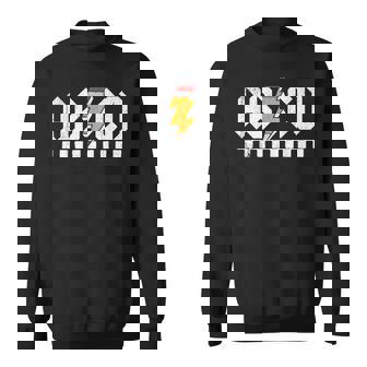 AB CD Lightning Checkered Pencil Leopard Testing Day Teacher Sweatshirt - Monsterry