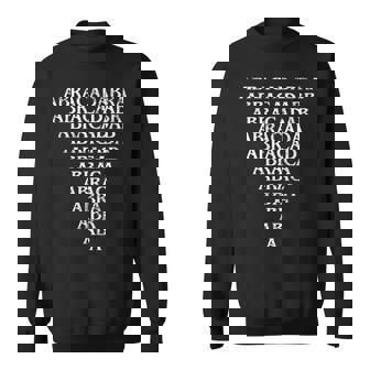 Abracadabra Triangle Amulet Magic Abracadabrangle Occult Sweatshirt - Monsterry