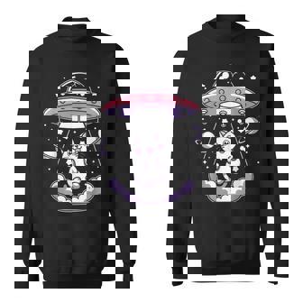 Adorable Chat Extraterrestre Ufo Enlèvement Kawaii Space Lover Cat Ufo Sweater e - Cadeauxyz