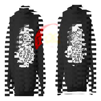 Advent Calendar In Santa's Beard December Holiday Sweatshirt - Monsterry