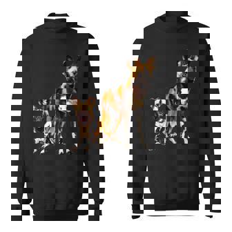African Painted Dogs African Wild Dog Lovers Animal Sweatshirt - Monsterry