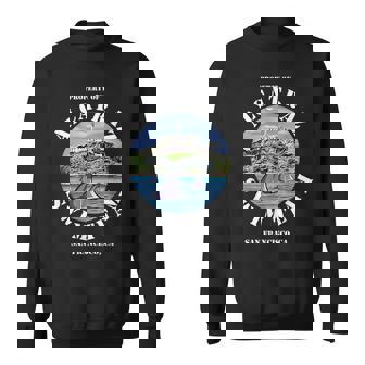 Alcatraz Island Escape Swim Team Shark Apparel Sweatshirt - Monsterry