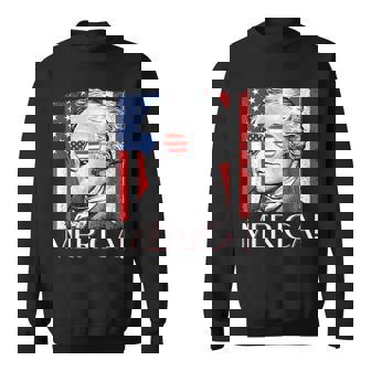 Alexander Hamilton 'Merica Patriot American Flag 4th Of July Sweatshirt - Monsterry
