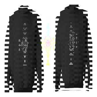 Amazigh Heritage Tattoos With Vibrant Flag Colors Tank Top Sweatshirt - Monsterry