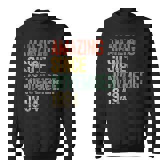 Amazing Since November 1994 25th Birthday 25 Year Old Sweatshirt - Monsterry