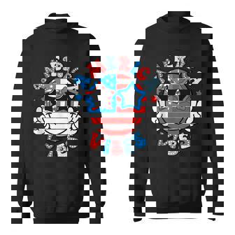 America Vibes American Freedom Patriotic Happy 4th Of July Tank Top Sweatshirt - Monsterry
