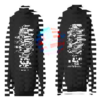 American Flag Soccer Player Boys Kids Men Cup Soccer 2026 Tank Top Sweatshirt - Monsterry