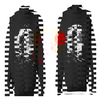Ancient Japanese Samurai Fighter Martial Arts Retro Vintage Sweatshirt - Monsterry