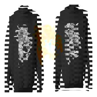 Angelic Cherubs & Doves Sweatshirt - Monsterry