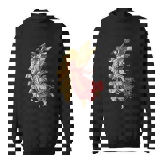 Angelic Vintage Heavenly Angel & Child Designs Sweatshirt - Monsterry