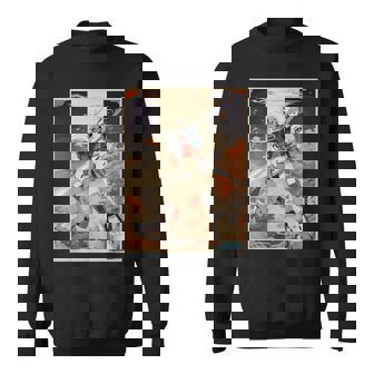 Anime Japanese Robot Giant Mecha Anime Robot Action Figure Sweatshirt - Monsterry