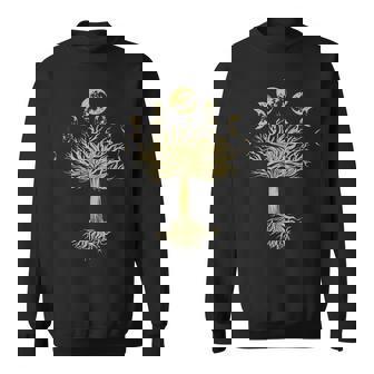 Arbre Deie Evolution Lune Yoga Sport Méditation Zen Cadeau Sweater e - Cadeauxyz