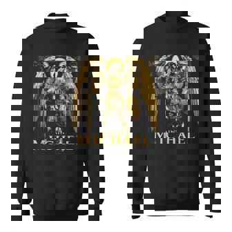 Archangel Catholic Religion Christianity Guardian Angel Sweatshirt - Monsterry