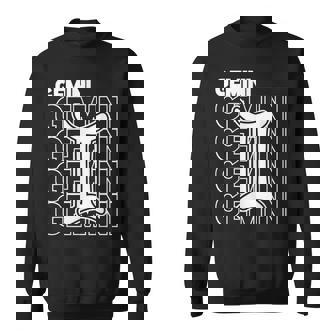 Astrologie Les Gémeaux Signe De Zodiaque Typographe Sweater e - Cadeauxyz