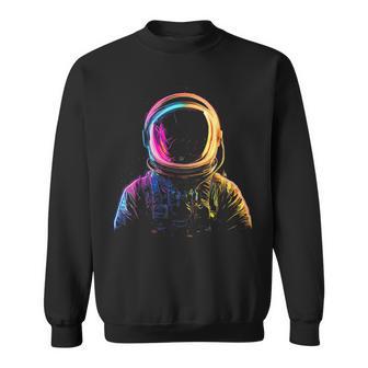 Astronaut Motif Illustration Astronaut Sweatshirt - Geschenkecke