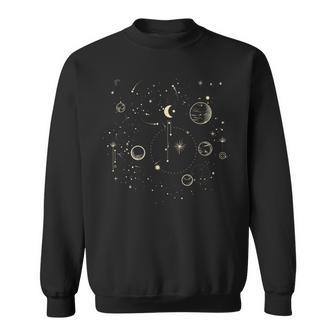 Astronomie Sterne Sonne Mond Planeten Astronaut Kosmonauten Geschenk Sweatshirt - Geschenkecke