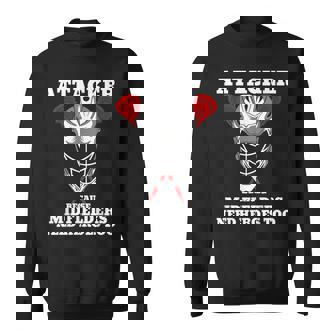 Attacker Because Midfielder Need Heroes Lacrosse Player Men Sweatshirt - Monsterry