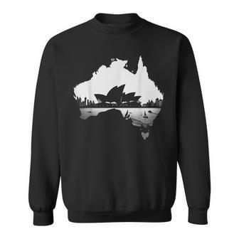Australia Silhouete Opéra De Sydney Souvenir Sweater e - Cadeauxyz