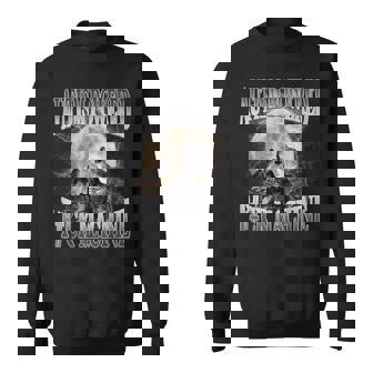 Autism Powered FCk Machine Meme Wolf Autistic Retro Sweatshirt - Thegiftio UK