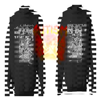 Autism Skeleton Oddly Specific Dank Meme Sweatshirt - Monsterry