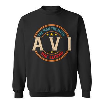 Avi El Hombre El Mito La Leyendaintage Personalizado Camisa de entrenamiento - Regaloses