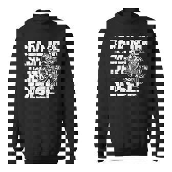 Awesome Diesel Like A Regular Mechanic Apparel Sweatshirt - Seseable