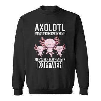 Axolotl Aquaristik Axolotlbreeder Sweatshirt - Geschenkecke