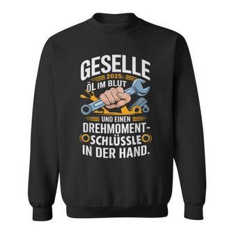 Azubi Ausbildung Bestandene Gesellenprüfung Geselle 2025 Sweatshirt - Geschenkecke