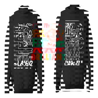 B Is For Brilliant Boy Kid Black History Month Sweatshirt | Mazezy