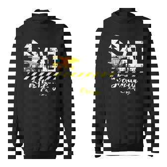 B-Day Party Dad Birthday Crew Construction Birthday Party Sweatshirt - Monsterry