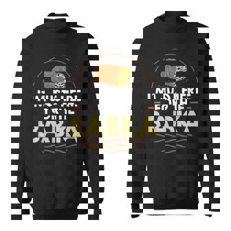 Babka Chocolate Bread Recipe Polish Cinnamon Cake Sweatshirt - Monsterry