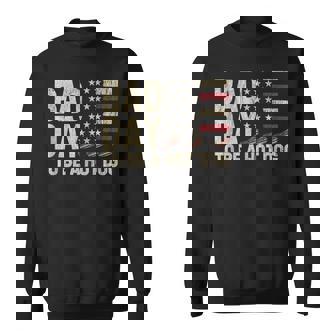 Bad Day To Be a Hot Dog USA Flag Hot Dog 4th Of July Tank Top Sweatshirt - Monsterry