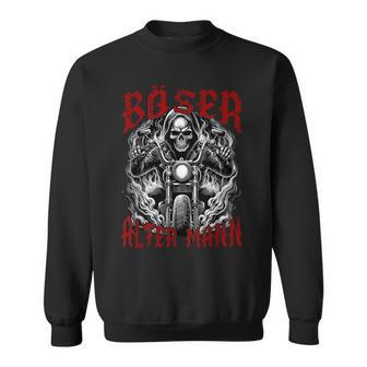 Bad Old Man Motorcycle Rider Biker Sweatshirt - Geschenkecke