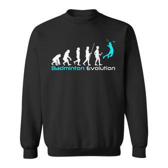 Badminton Evolution For Badminton Lovers Sweatshirt - Geschenkecke