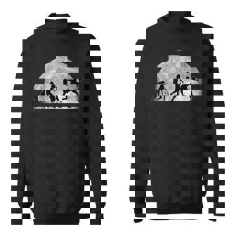 Badminton Évolution Lune Joueur De Badminton Sweater e - Cadeauxyz