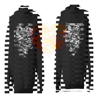 Ball Python Snake Reptile Herpetology Ball Python Sweatshirt - Monsterry
