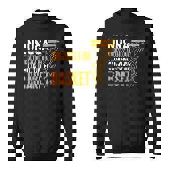Baloncesto Una Chica Con El Basket Divertido Basketball Camisa de entrenamiento - Regaloses