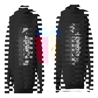 Barber Pole Texas Flag Best Barber Shirt For Men Sweatshirt - Monsterry