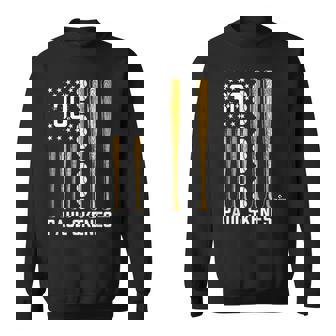Baseball American Flag Paul Skenes Pittsburgh Baseball Mlbpa Sweatshirt | Seseable CA